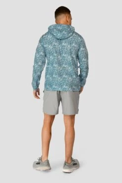 Alto Printed Jacket - Moonstone/Steel Blue -Sports Clothing Store ALTO PRINTED JACKET MOONSTONE STEEL BLUE back