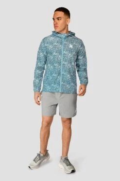 Alto Printed Jacket - Moonstone/Steel Blue -Sports Clothing Store ALTO PRINTED JACKET MOONSTONE STEEL BLUE front