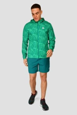 Alto Printed Jacket - Mountain Meadow/Deep Sea -Sports Clothing Store ALTO PRINTED JACKET MOUNTAIN MEADOW DEEP SEA front