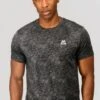 Alto Printed T-Shirt - Jet Grey/Black