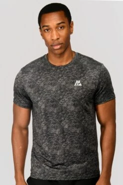 Alto Printed T-Shirt - Jet Grey/Black