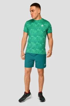 Alto Printed T-Shirt - Mountain Meadow/Deep Sea -Sports Clothing Store ALTO PRINTED TEE MOUNTAIN MEADOW DEEP SEA front