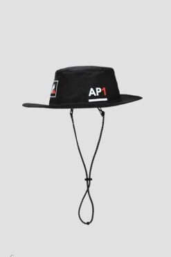 AP1 Boonie - Black/White/Cardinal Red 7 AP1 Boonie - Black/White/Cardinal Red -Sports Clothing Store AP1 BOONIE BLACK WHITE CARDINAL RED side