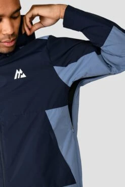 Atmos Wind Jacket - Midnight Blue/Steel Blue -Sports Clothing Store ATMOS WIND JACKET MIDNIGHT BLUE STEEL BLUE underarm zip 2