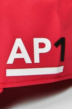 AP1 Tech Cap - Cardinal Red/White/Black -Sports Clothing Store Ap1 Tech Cap Cardinal Red White Black sidedetail