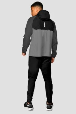 Breeze Windbreaker - Asphalt/Black/Cement Grey -Sports Clothing Store BREEZEWINDBREAKER back