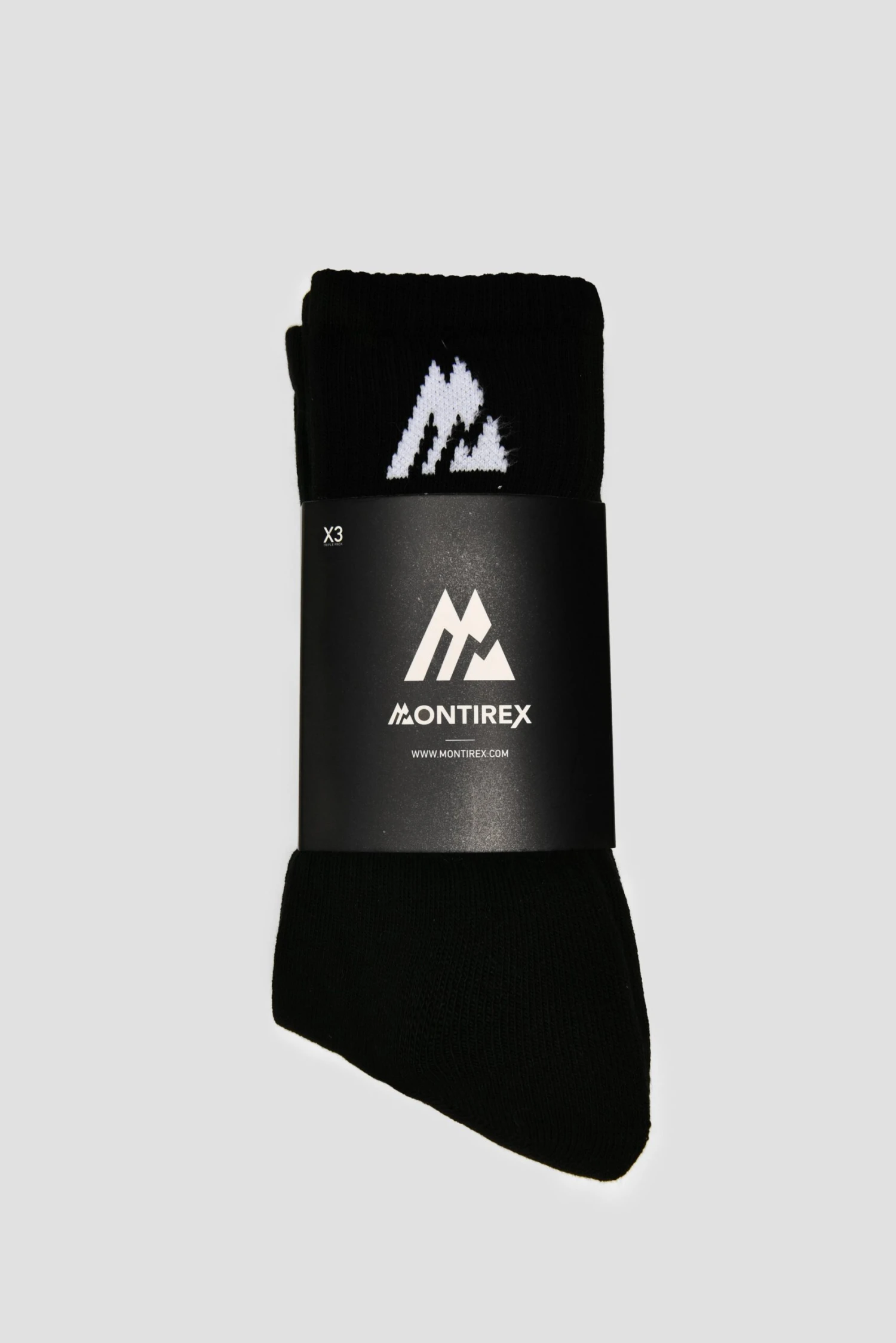 MTX Performance Socks 3 Pack - Black/White 2 MTX Performance Socks 3 Pack - Black/White - Image 2
