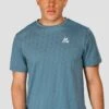Crux Knit T-Shirt - Steel Blue