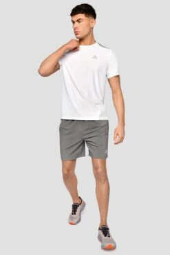 Charge T-Shirt - White/Platinum Grey -Sports Clothing Store Charge T Shirt White Platinum Grey Full Front