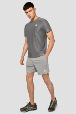 Charge T-Shirt - Cement Grey 8 Charge T-Shirt - Cement Grey -Sports Clothing Store Charge T shirt Cement Grey Full Front