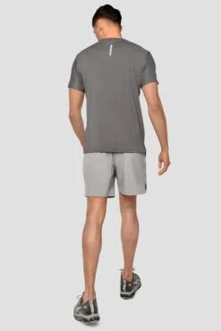 Charge T-Shirt - Cement Grey 9 Charge T-Shirt - Cement Grey -Sports Clothing Store Charge T shirt Cement Grey full back