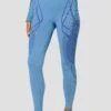 Contour Seamless Legging - Powder Blue/Egyptian Blue