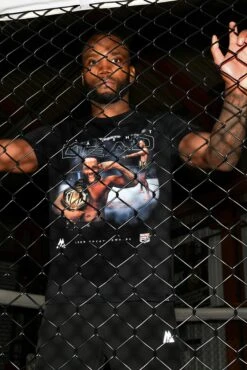Leon Edwards Head Shot T-Shirt - Black -Sports Clothing Store DSC 6642