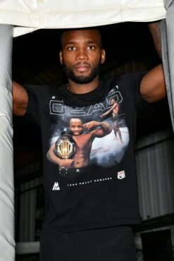 Leon Edwards Head Shot T-Shirt - Black -Sports Clothing Store DSC 6643