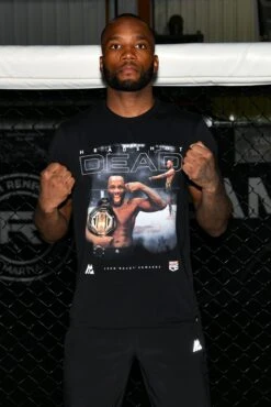 Leon Edwards Head Shot T-Shirt - Black -Sports Clothing Store DSC 6661
