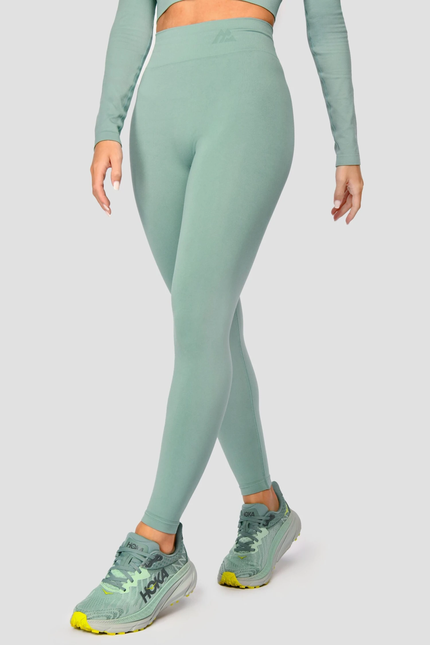 Evolve Seamless Legging - Jade 1 Evolve Seamless Legging - Jade