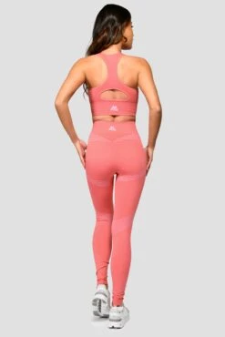 Energy Seamless Bra Top - Rose Pink/Orchid Pink -Sports Clothing Store Energy Seamless Bra Top Rose Pink Orchid Pink back