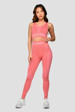 Energy Seamless Bra Top - Rose Pink/Orchid Pink -Sports Clothing Store Energy Seamless Bra Top Rose Pink Orchid Pink front