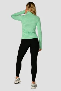 Women's Trail 2.0 1/4 Zip - Green Multi 9 Women's Trail 2.0 1/4 Zip - Green Multi -Sports Clothing Store FLORIDA KEYS ICE GREEN BROOK GREEN TRAIL 2.0 1 4 ZIP back