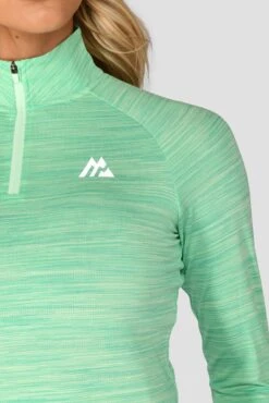 Women's Trail 2.0 1/4 Zip - Green Multi 10 Women's Trail 2.0 1/4 Zip - Green Multi -Sports Clothing Store FLORIDA KEYS ICE GREEN BROOK GREEN TRAIL 2.0 1 4 ZIP close