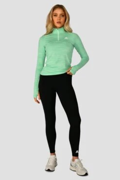 Women's Trail 2.0 1/4 Zip - Green Multi 8 Women's Trail 2.0 1/4 Zip - Green Multi -Sports Clothing Store FLORIDA KEYS ICE GREEN BROOK GREEN TRAIL 2.0 1 4 ZIP full front