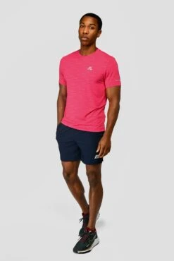 Fly 2.0 T-Shirt - Hibiscus/Fiery Orange/Rouge -Sports Clothing Store FLY 2.0 TEE HIBISCUS FIERY ORANGE ROUGE front