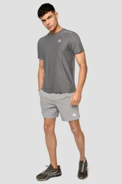Fly 2.0 Short - Platinum Grey -Sports Clothing Store Fly Shorts Platinum Grey Full Front