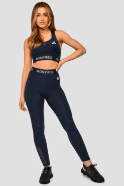 Icon Bra Top - Midnight Blue -Sports Clothing Store Icon Bra Top Midnight Blue Full Front