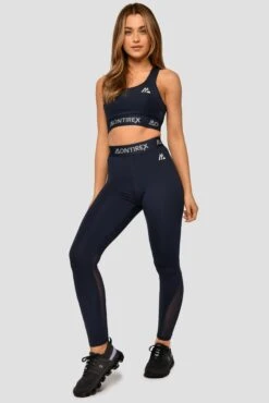 Icon Full Length Legging - Midnight Blue -Sports Clothing Store IconFullLengthLegging MidnightBlue FullFront