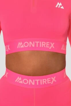 Icon Full Length Legging - Neon Pink -Sports Clothing Store IconFullLengthLegging NeonPink Close