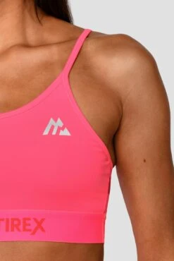 Icon Strappy Bra - Neon Pink -Sports Clothing Store IconStrappyTop NeonPink CloseLogo