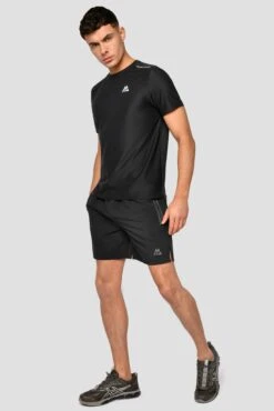 Lumos Short - Black -Sports Clothing Store Lumos Shorts Black Full front