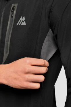 Lumos Jacket - Black -Sports Clothing Store LumosJacket Black armdetail