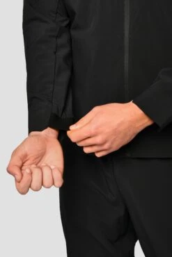 Lumos Jacket - Black -Sports Clothing Store LumosJacket Black sleevedetail