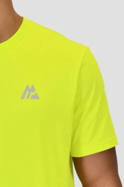 M Logo T-Shirt - Electric Lime -Sports Clothing Store M LOGO TEE ELECTRIC LIME logo