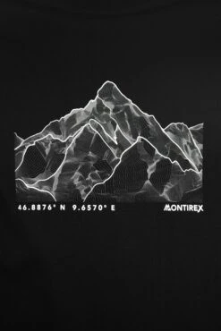 Junior Mountain Range 2.0 T-Shirt - Black -Sports Clothing Store MOUNTAIN RANGE 2.0 TEE BLACK logo detail