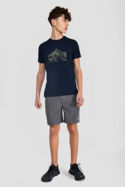 Junior Mountain Range 2.0 T-Shirt - Midnight Blue 7 Junior Mountain Range 2.0 T-Shirt - Midnight Blue -Sports Clothing Store MOUNTAIN RANGE 2.0 TEE MIDNIGHT BLUE front