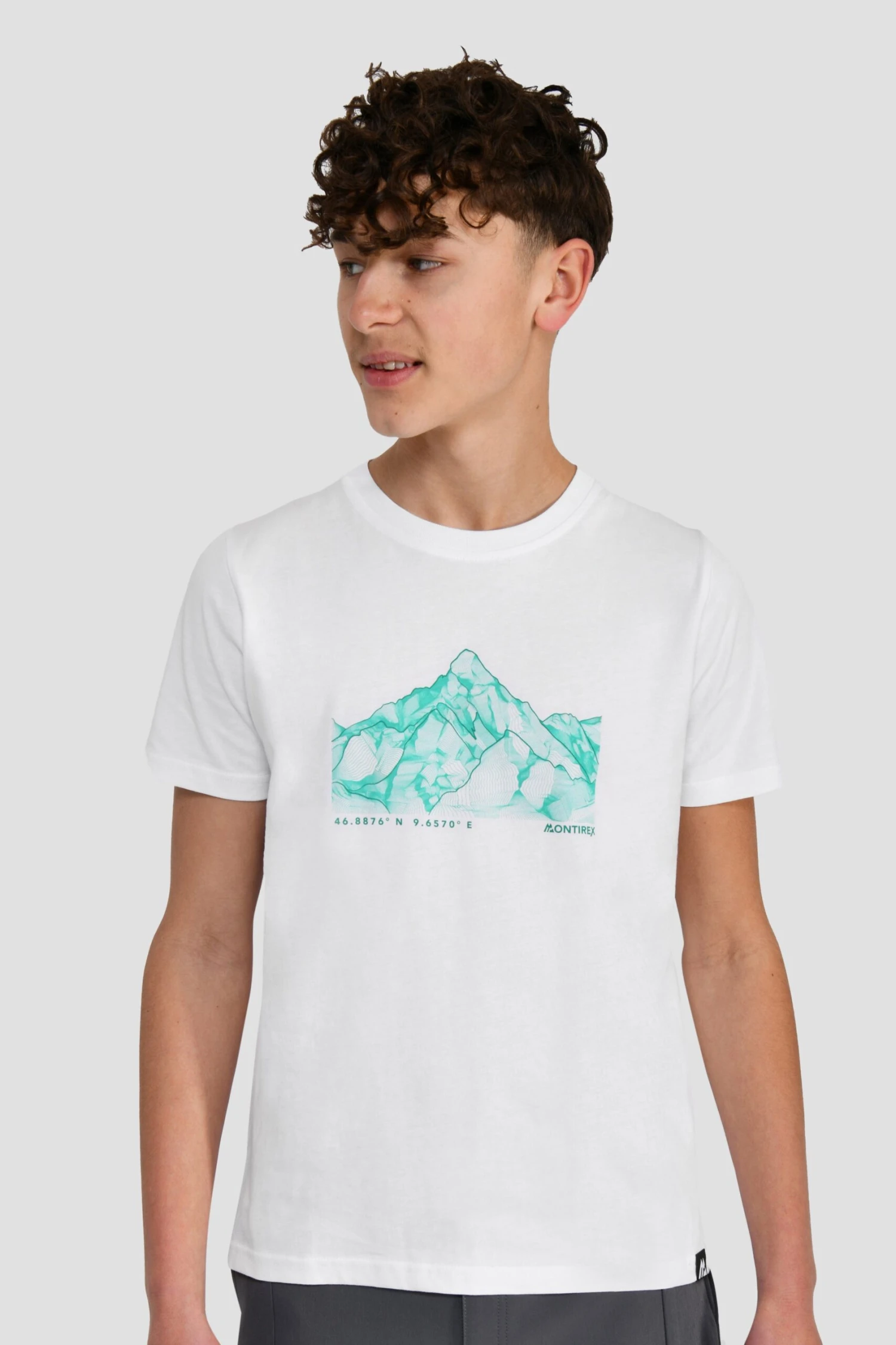 Junior Mountain Range 2.0 T-Shirt - White 1 Junior Mountain Range 2.0 T-Shirt - White
