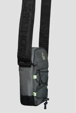 MTX 2.0 Crossbody Bag - Cement Grey/Electric Lime -Sports Clothing Store MTX 2.0 CROSSBODY BAG CEMENT GREY ELECTRIC LIME side detail