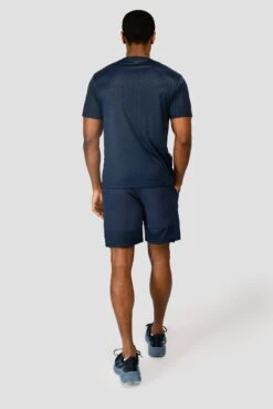 MTX Embossed Short - Midnight Blue 11 MTX Embossed Short - Midnight Blue -Sports Clothing Store MTX EMBOSSED SHORT MIDNIGHT BLUE full back