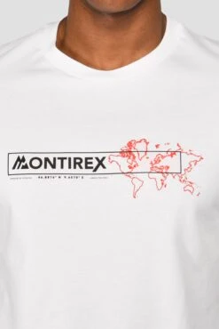 MTX Global T-Shirt - White -Sports Clothing Store MTX GLOBAL TEE WHITE close detail