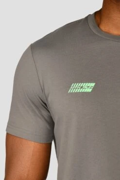 MTX Run Vital Cotton T-Shirt - Cement Grey -Sports Clothing Store MTX RUN VITAL COTTON TEE CEMENT GREY logo 2