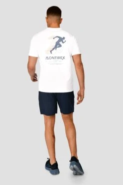 MTX Run Vital Cotton T-Shirt - White 9 MTX Run Vital Cotton T-Shirt - White -Sports Clothing Store MTX RUN VITAL COTTON TEE WHITE back