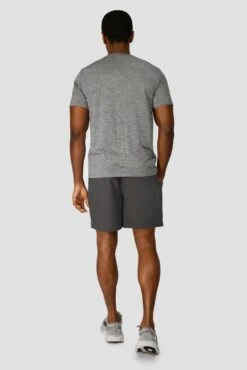 MTX Run Vital T-Shirt - Jet Grey -Sports Clothing Store MTX RUN VITAL TEE JET GREY back
