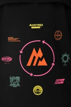 MTX Run Vital Windbreaker - Black -Sports Clothing Store MTX RUN VITAL WINDBREAKER BLACK back detail