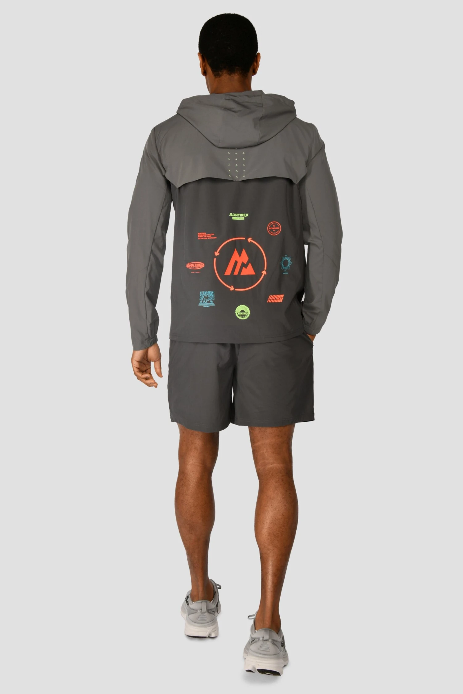 MTX Run Vital Windbreaker - Cement Grey/Jet Grey 4 MTX Run Vital Windbreaker - Cement Grey/Jet Grey - Image 4