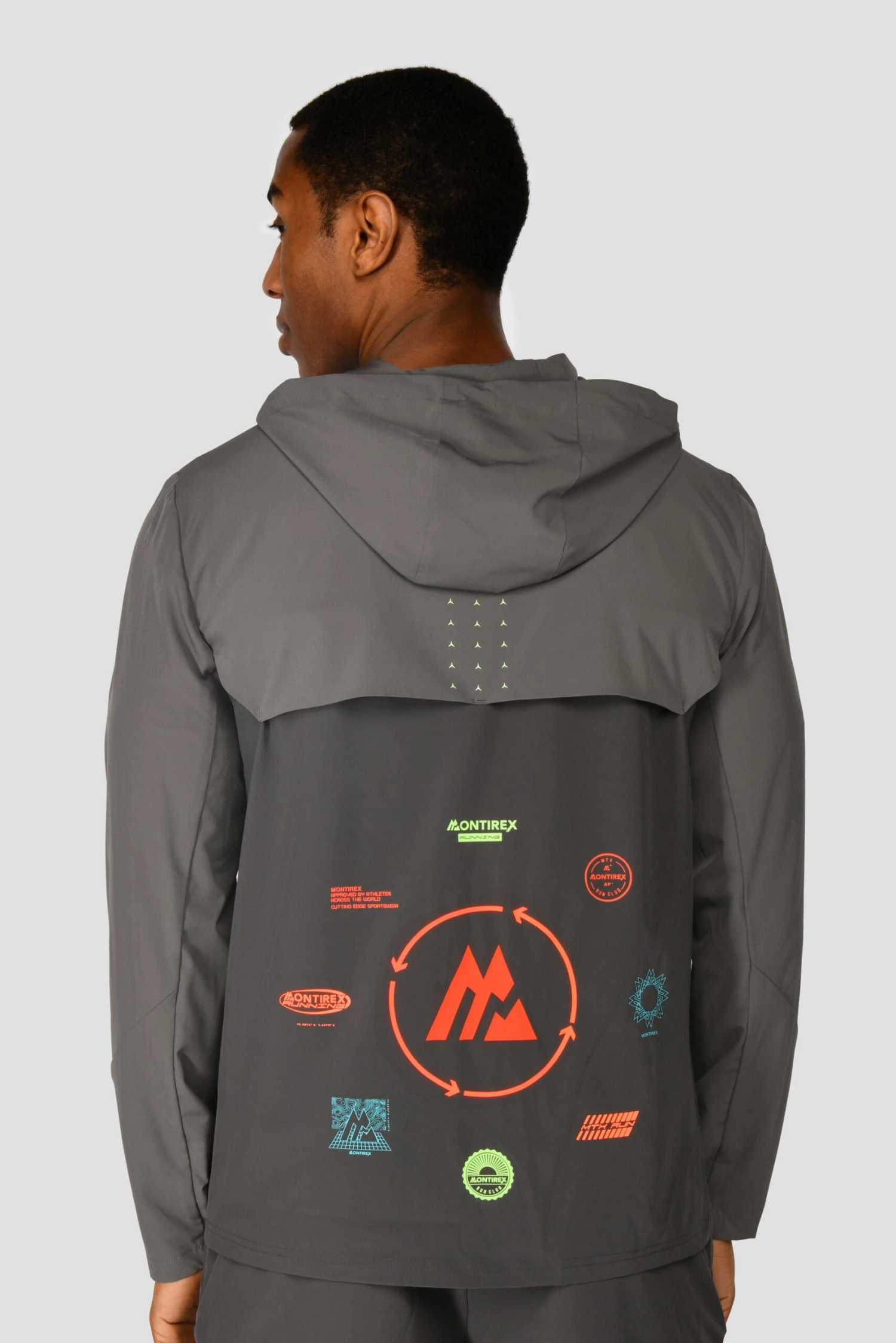 MTX Run Vital Windbreaker - Cement Grey/Jet Grey 2 MTX Run Vital Windbreaker - Cement Grey/Jet Grey - Image 2