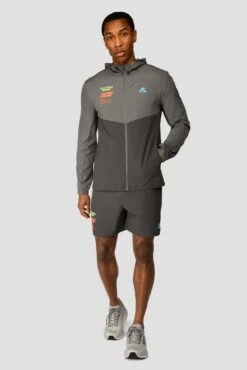 MTX Run Vital Windbreaker - Cement Grey/Jet Grey 10 MTX Run Vital Windbreaker - Cement Grey/Jet Grey -Sports Clothing Store MTX RUN VITAL WINDBREAKER JET GREY full front