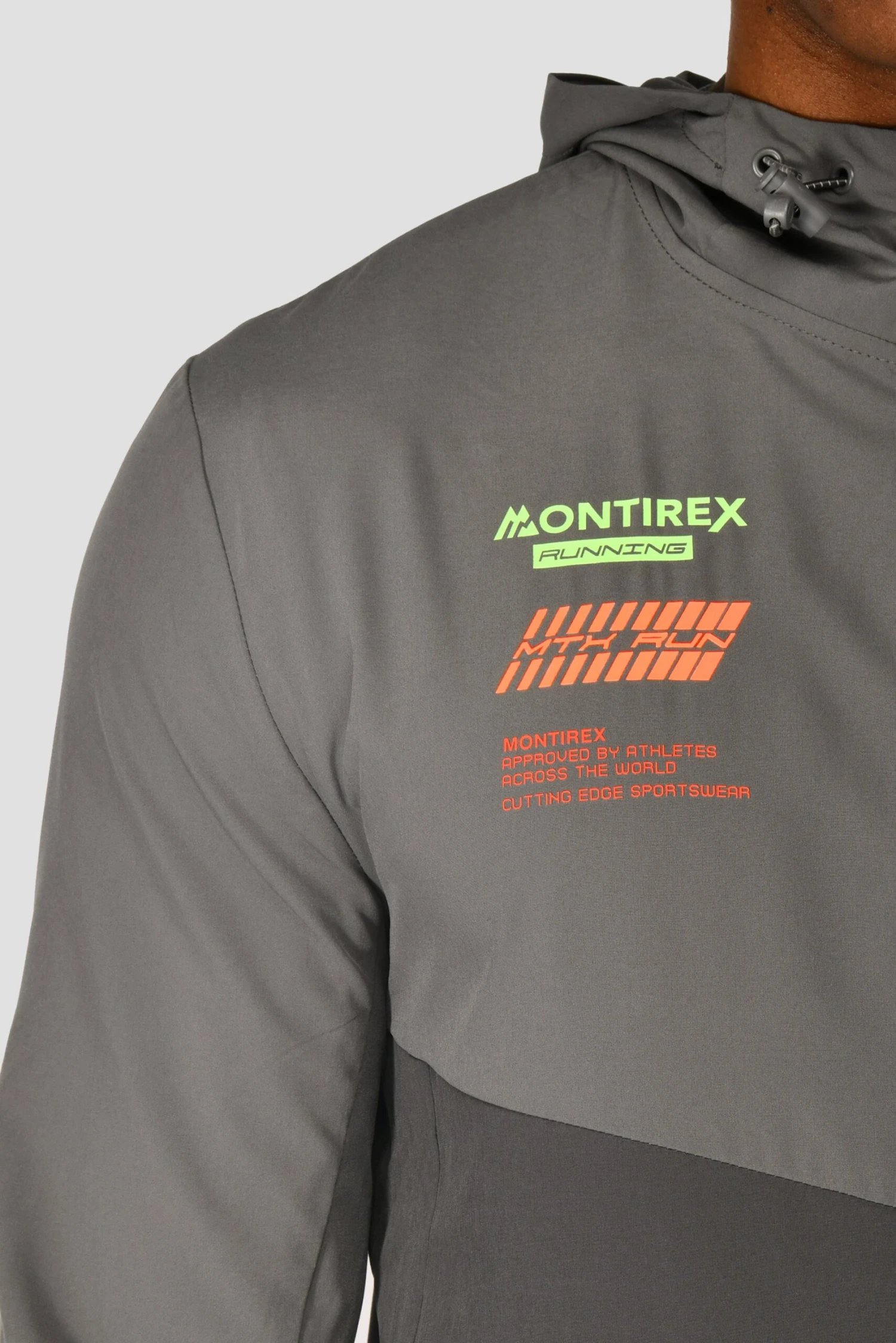 MTX Run Vital Windbreaker - Cement Grey/Jet Grey 6 MTX Run Vital Windbreaker - Cement Grey/Jet Grey - Image 6