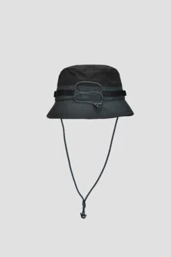 MTX Tech Bucket Hat - Black/Asphalt -Sports Clothing Store MTX TECH BUCKET HAT BLACK ASPHALT back